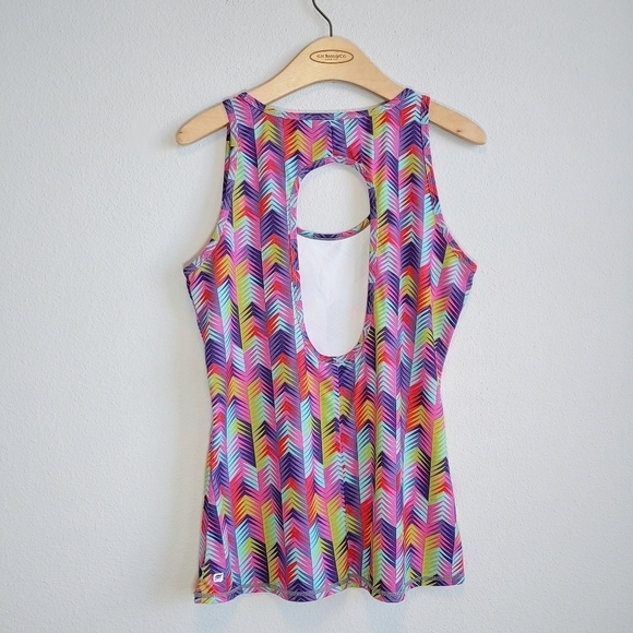 Fabletics Women's Embra Keyhole Athletic Sweat Wicking Tank Top Sz L - Picture 6 of 7